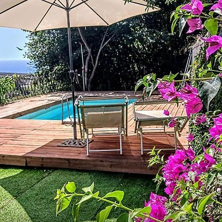 דירות טאורמינה Flat With Panoramic Terrace And Private Pool Mt5X3 מראה חיצוני תמונה